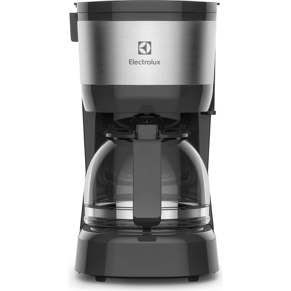 Cafeteira elétrica Electrolux Efficient ECM10 em inox escovado com jarra de vidro de 600 ml