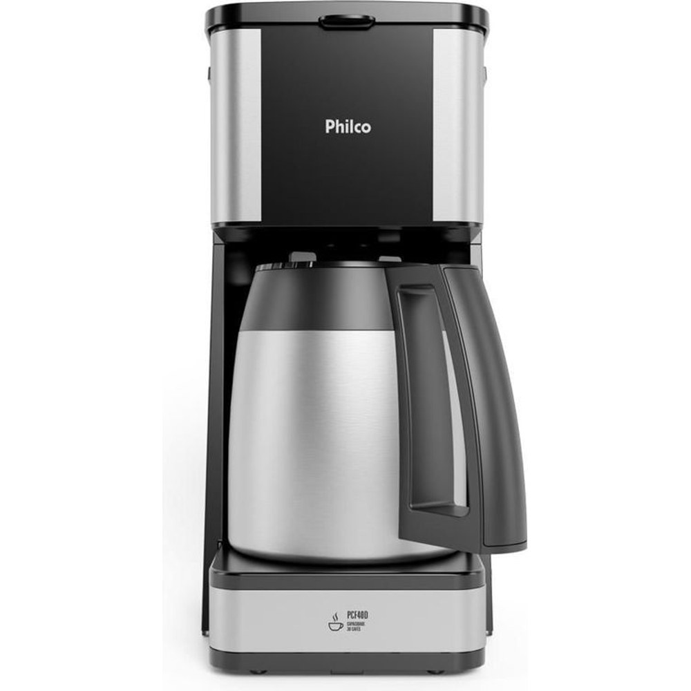 Cafeteira elétrica Philco PCF40D com jarra térmica de inox de 1,6 litro para 40 cafezinhos
