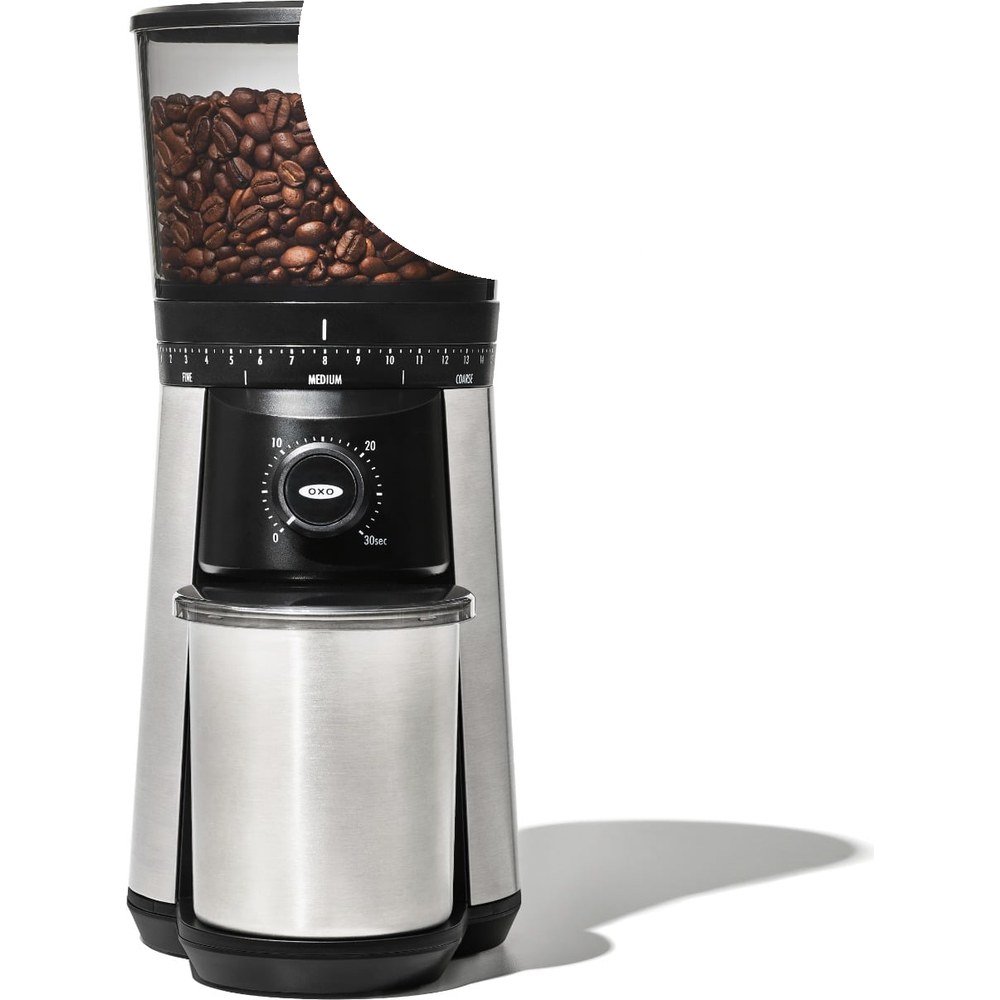 Moedor de café elétrico OXO Brew Conical Burr com mós cônicas e funil de grãos
