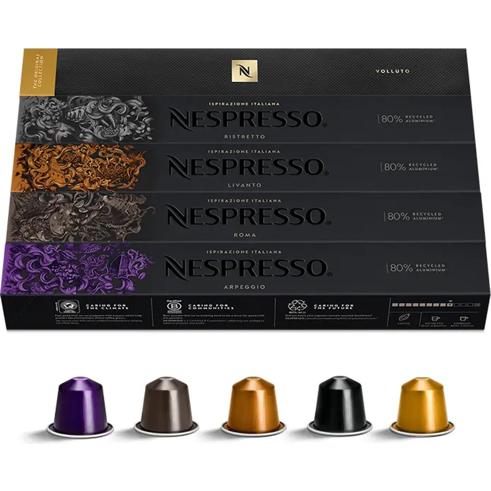 Caixa Nespresso Original com 50 cápsulas variadas