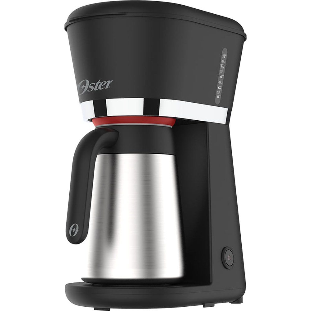 Cafeteira elétrica Oster Black OCAF400 com jarra térmica de inox de 0,7 litro