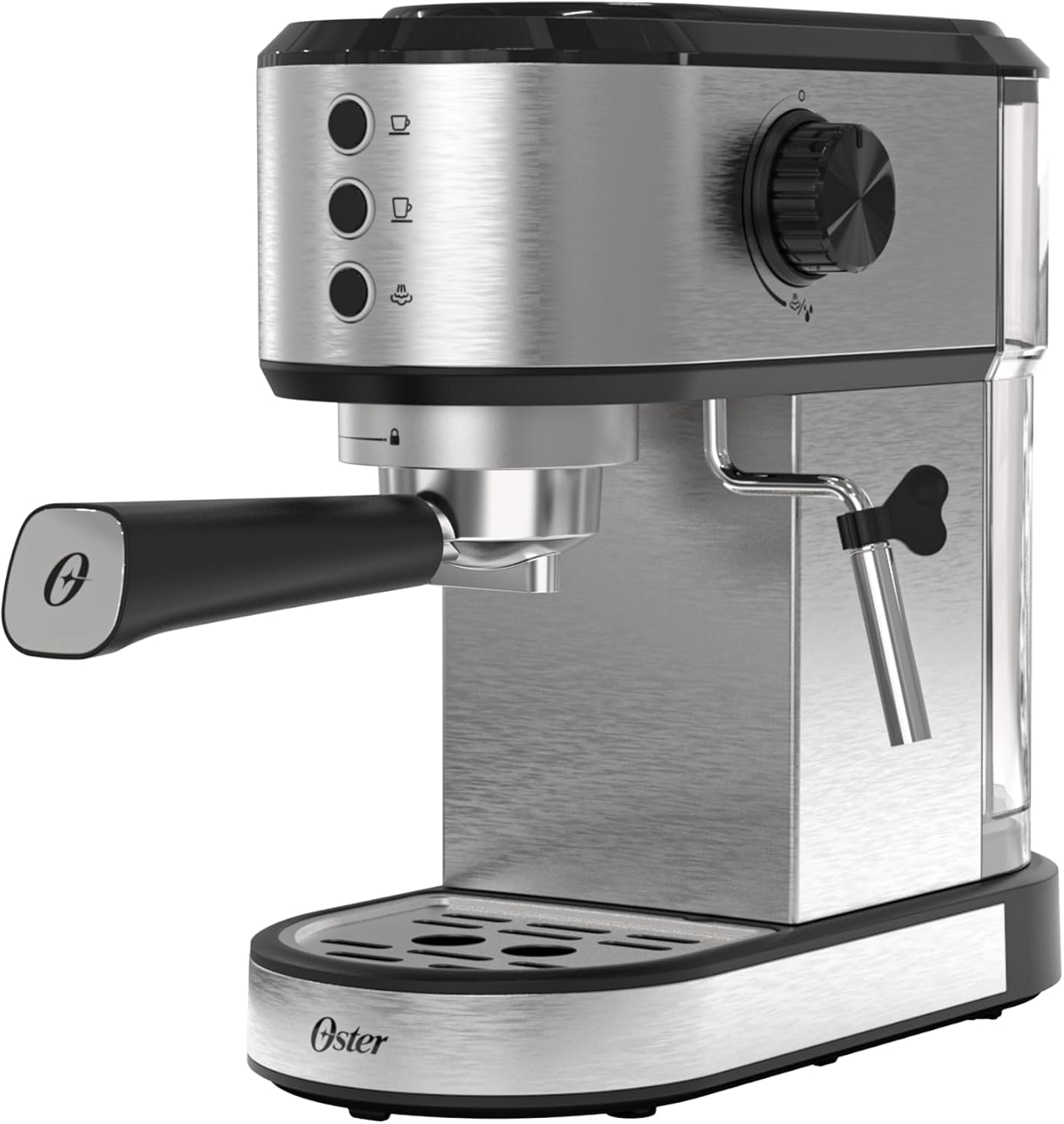 Cafeteira Espresso Oster Compacta Perfect Moment OCAF950 em aço inox com Thermoblock