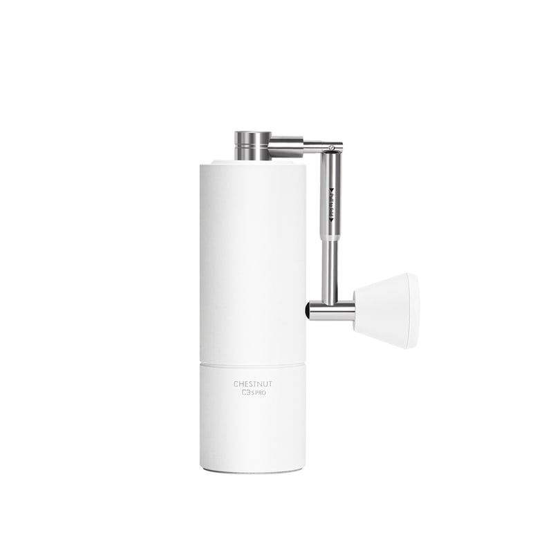 Moedor de café manual Timemore Chestnut C3S Pro com ajuste externo e manivela dobrável