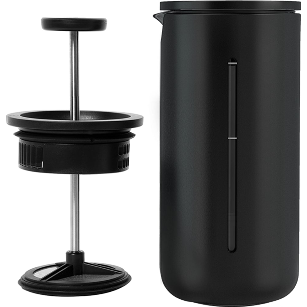 Prensa francesa Timemore de 450 ml em vidro borossilicato com suporte de aço inoxidável