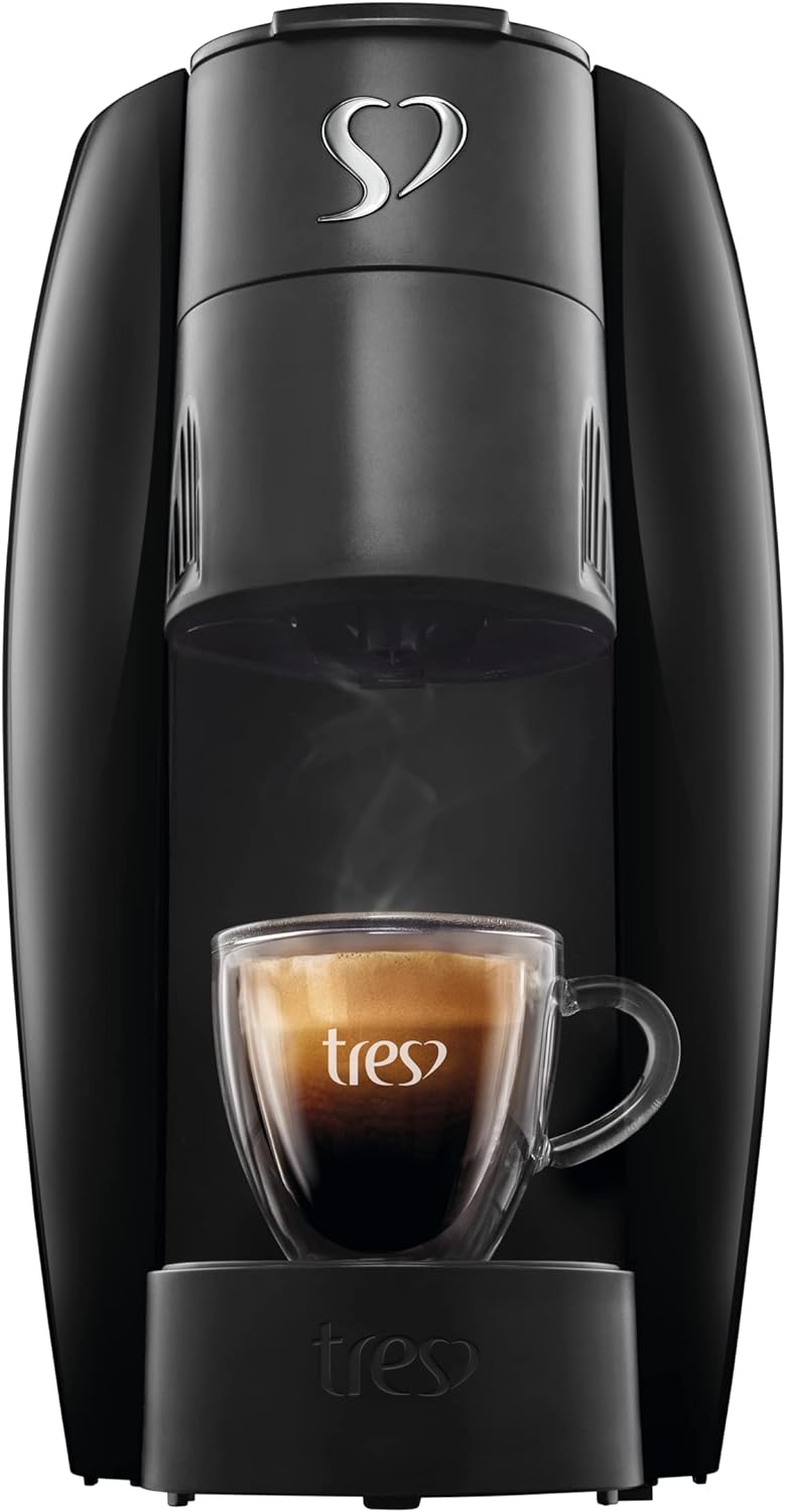Cafeteira Espresso e Multibebida TRES 3 Corações LOV preta